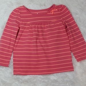 Circo coral pinstripe shirt Sz. 2T